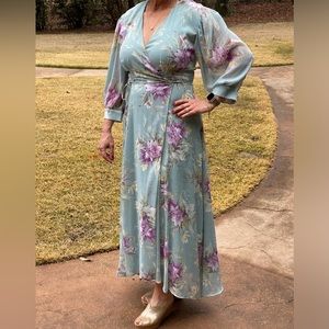 Easter Dress, Spring weddings or any special event! Worn once, beautiful fabric